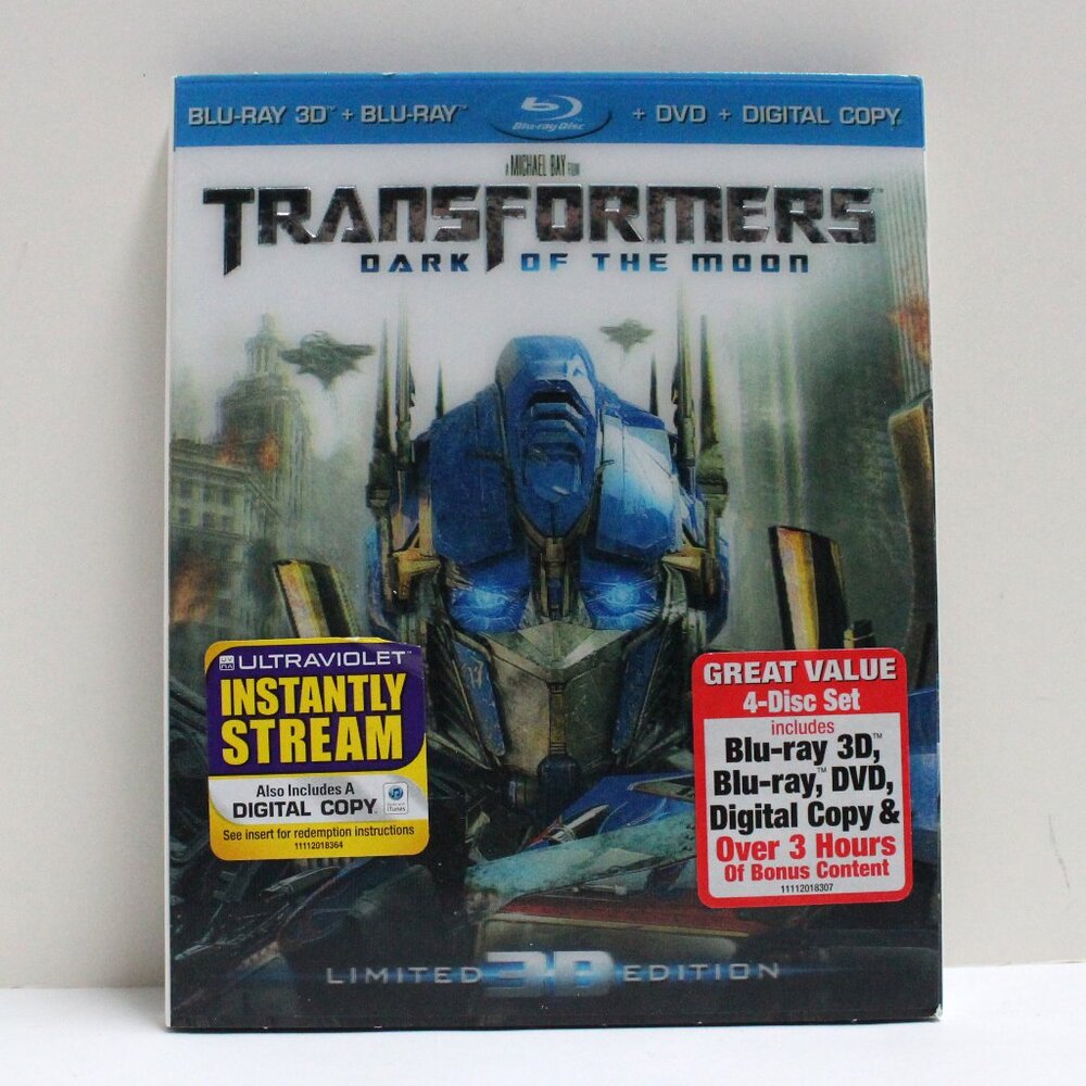 Transformers Dark of the Moon - Limited 3D Edition 4 Disc Set